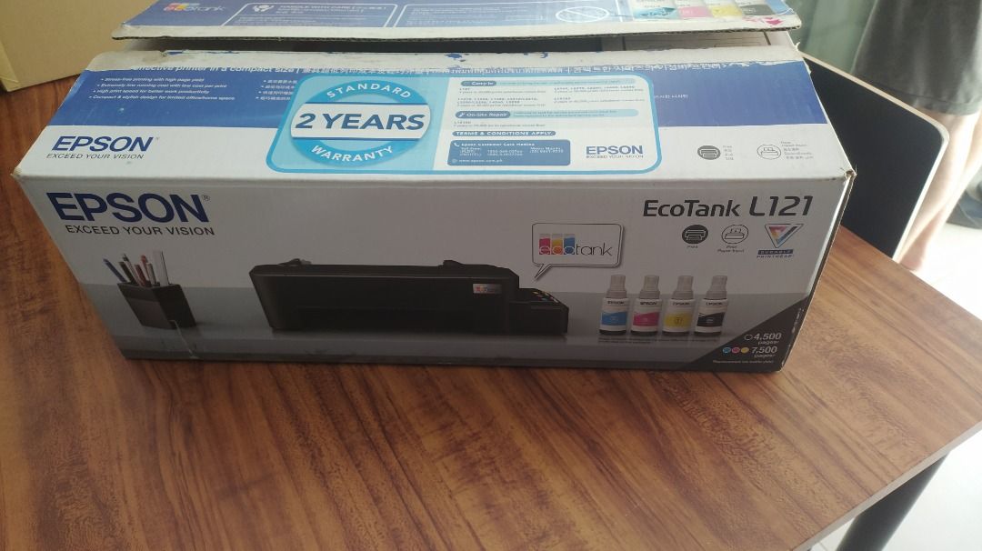 Epson EcoTank L121 (Complete Set with Freebies), Computers & Tech ...
