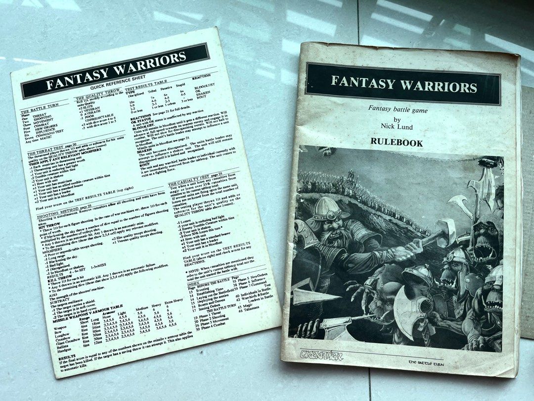 Fantasy Warriors Tabletop Miniature War Game, Hobbies & Toys, Toys