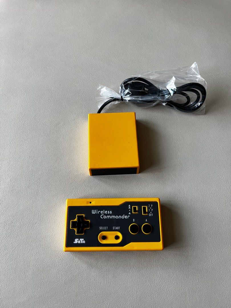 Wireless Famicom Controller FC Famicom 任天堂 Nintendo 紅白機 原裝正版 無線 Wireless 手制 手掣 Controller 控制器 日本製 ...