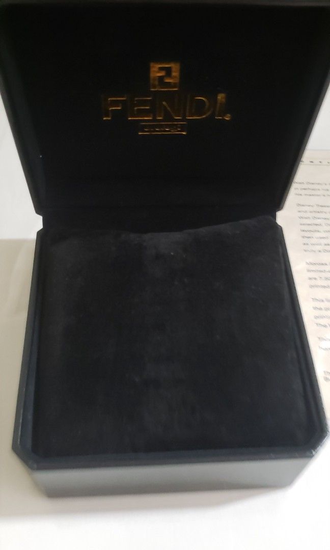 Fendi watch box Luxury Accessories on Carousell