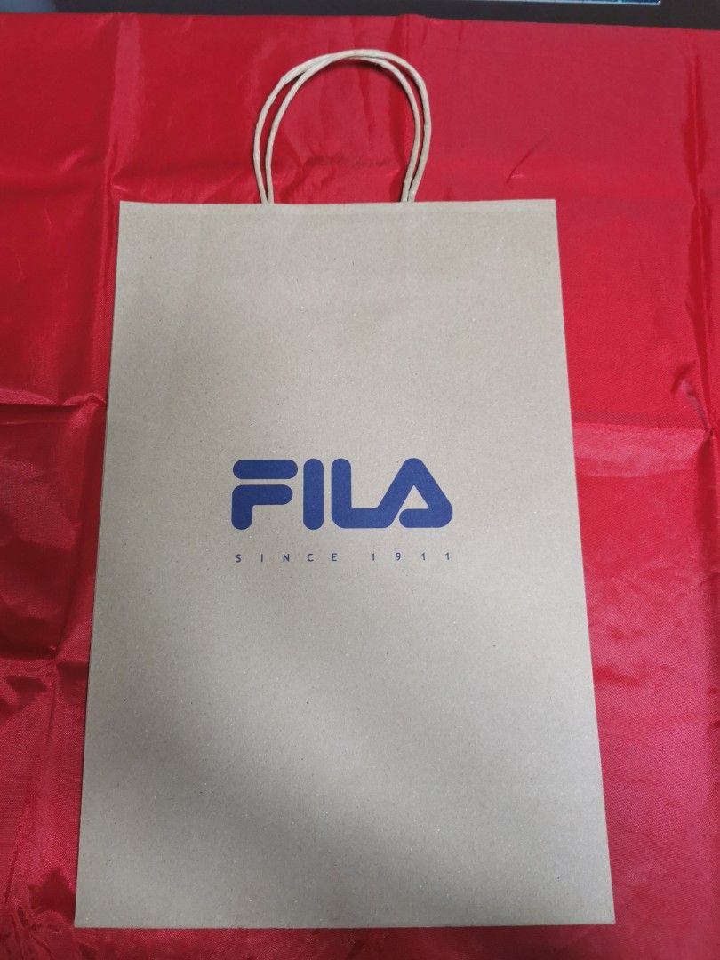 Fila brown paper bag