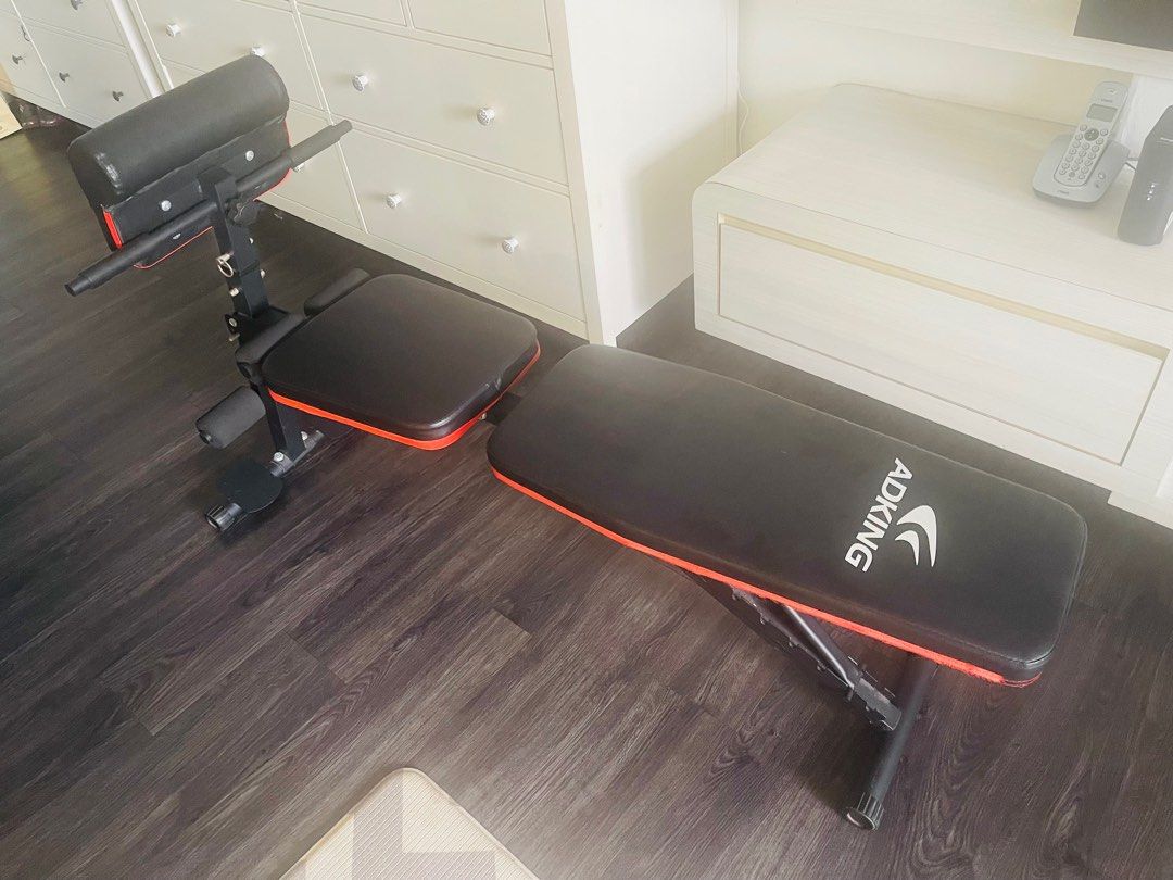 Adking adjustable foldable bench clearance