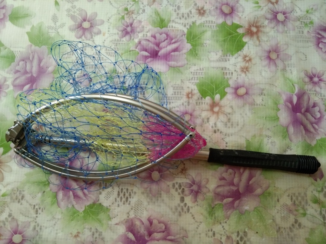 Non rush Foldable n extension fishing net for sales, Sports Equipment,  Fishing on Carousell
