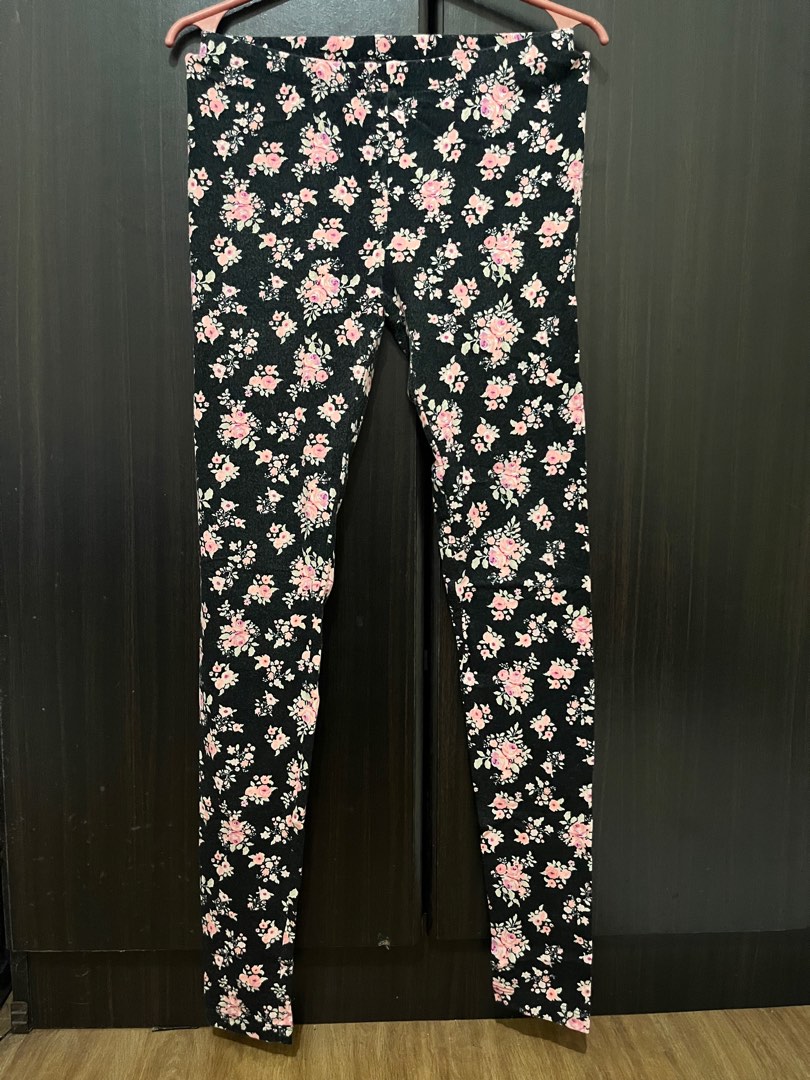Forever 21 floral leggings