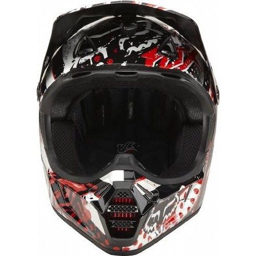 Fox Racing V3 Riot Helmet - Black/Red, Sports Equipment, Bicycles ...