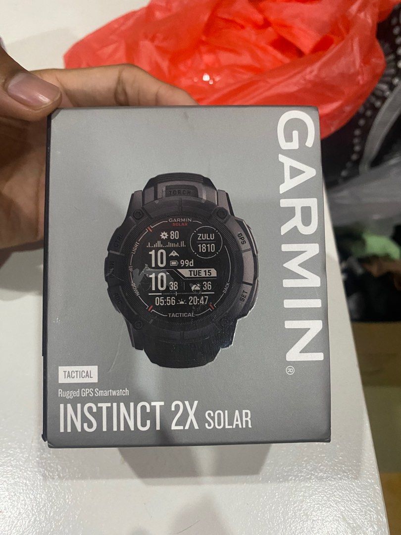 Garmin Instinct 2X Solar Tactical Rugged GPS Smartwatch 