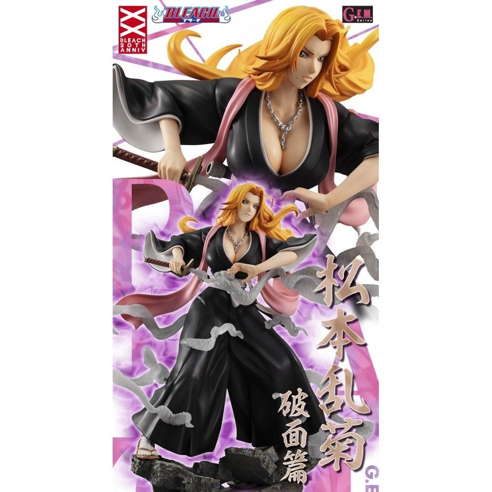 PO G.E.M Series - Rangiku Matsumoto (Arrancar Arc Ver.) | BLEACH [Megahouse] Anime Figure Figurine Statue Kuji (Category: Toy Figures) located in Singapore. Submitted by ravicollectibles (Listing ID 1270480055, Image 1). Description: Pre-order Deposit : 70 Full Price: 140 Eta 2-3 weeks if no delays self collect 080103 / +5 for qexpress.