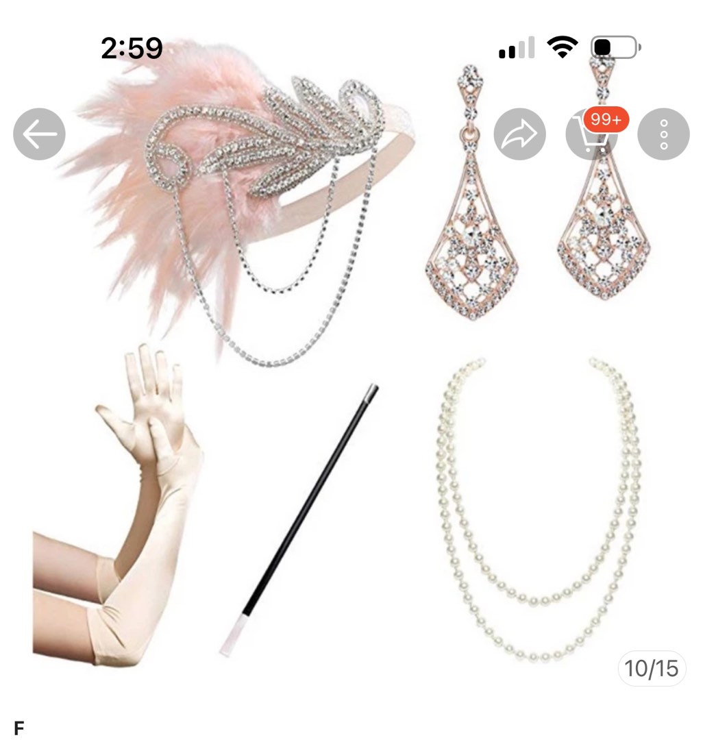 Great Gatsby Accessories Women s Fashion Jewelry Organisers
