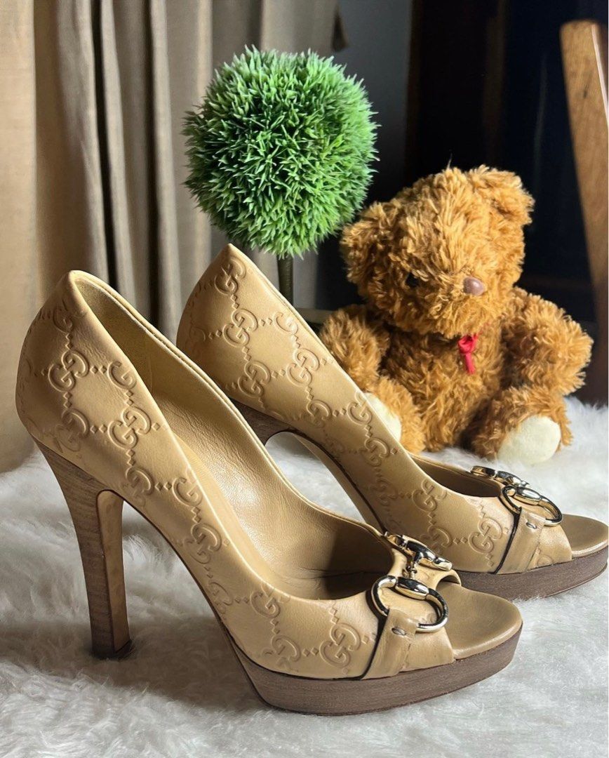 Gucci outlet chunky heels