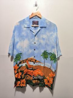 Hawaiian Shirts Vintage Summer AOP Polo