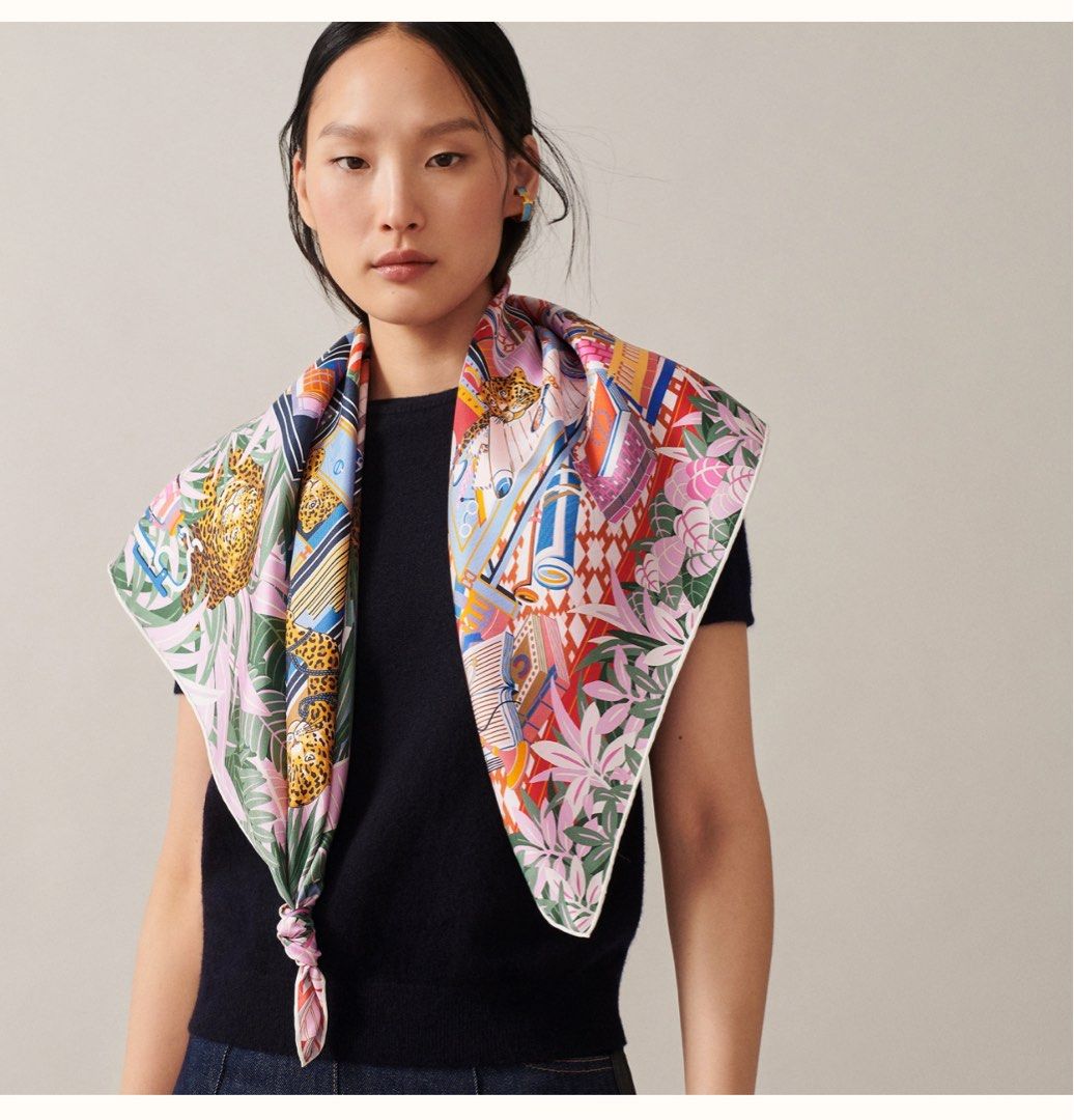 Hermès silk scarves for women shop
