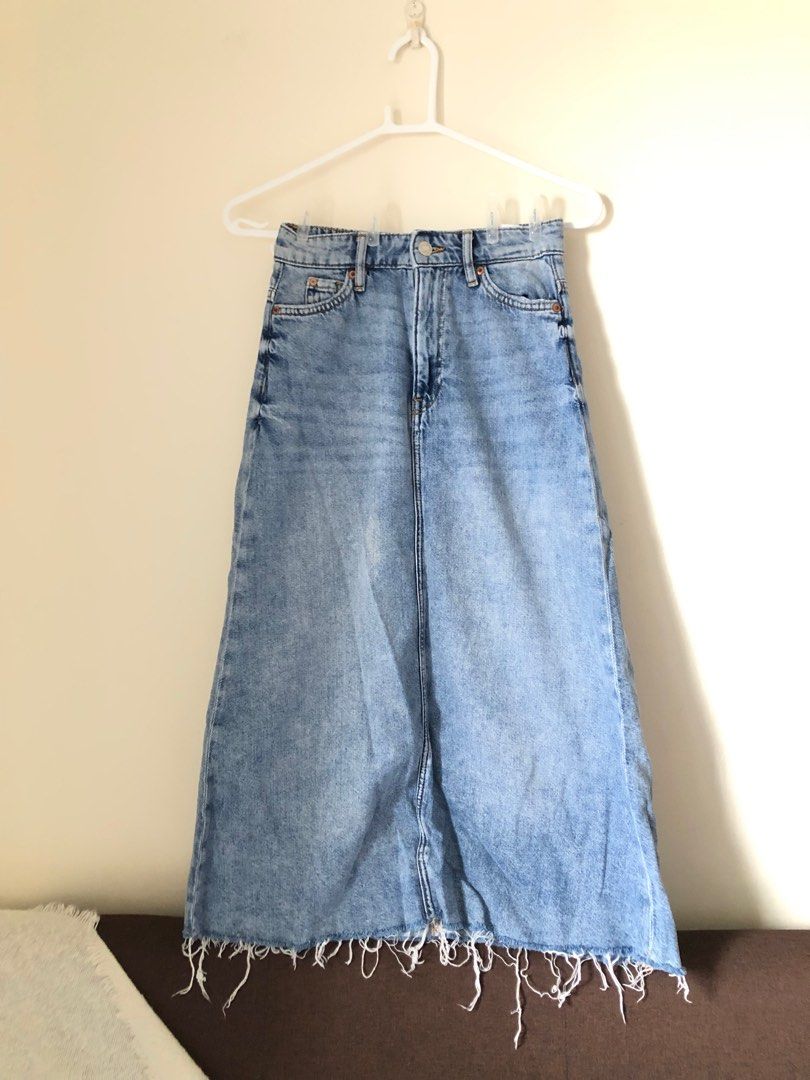 H & m denim skirt online