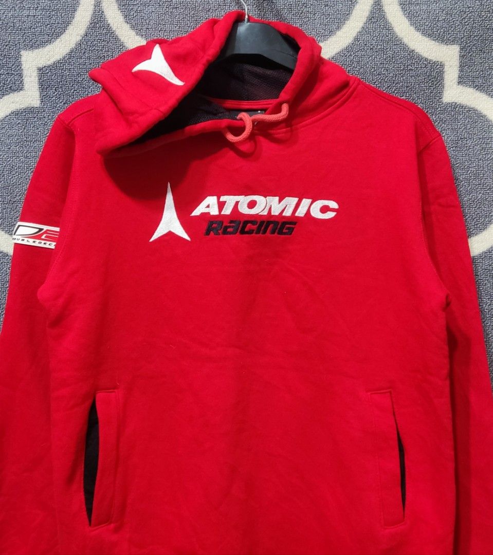 Hoodie atomic racing Fesyen Pria Pakaian Atasan di Carousell