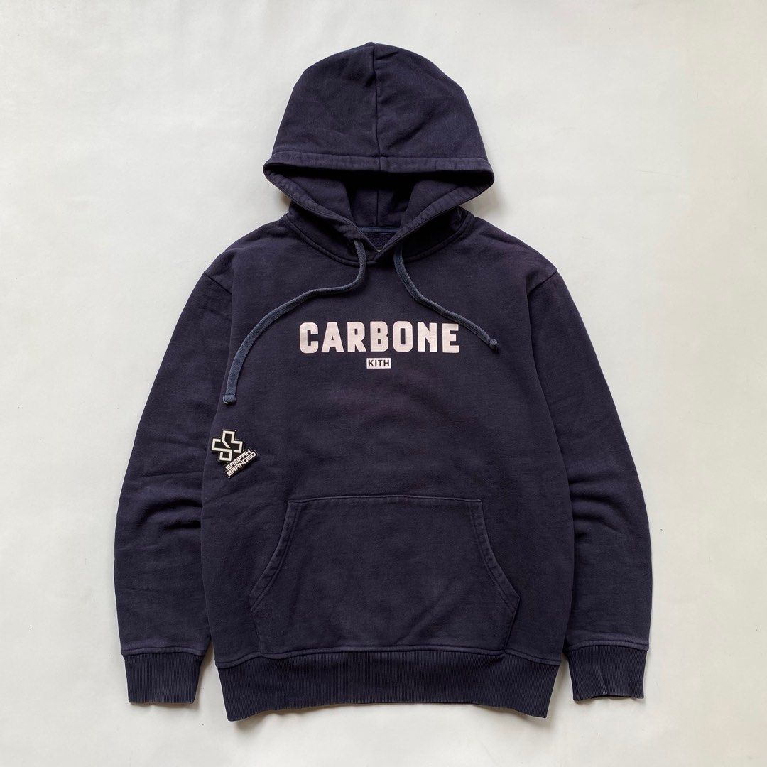 Hoodie Carbone KITH made Italia not Carhartt Fesyen Pria Pakaian