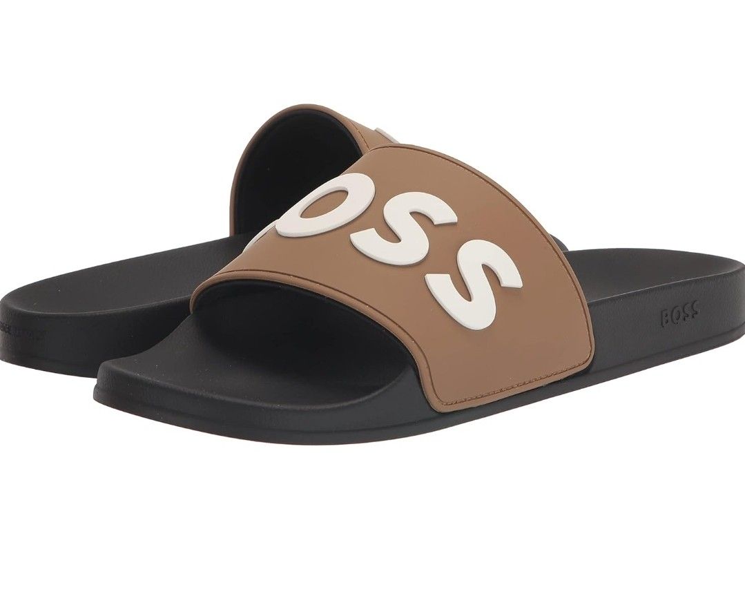 Mens boss 2025 slippers