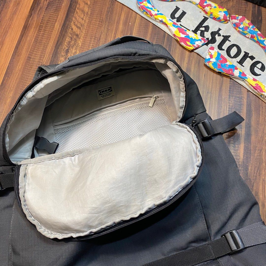 ikea backpack varldens 36L, Fesyen Pria, Tas & Dompet , Ransel di Carousell