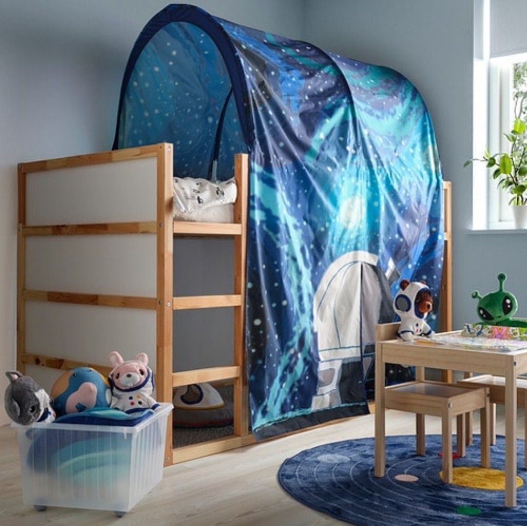 IKEA BED TENT Tent only Design is Starry night with dinosaur