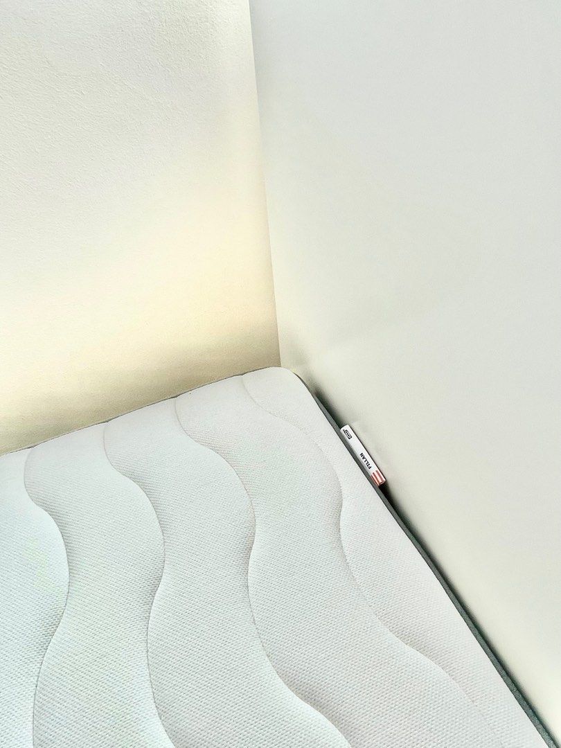 IKEA MALM N Bed Frame High 90 x 200 with Luroy Bed Base & 2 Addon