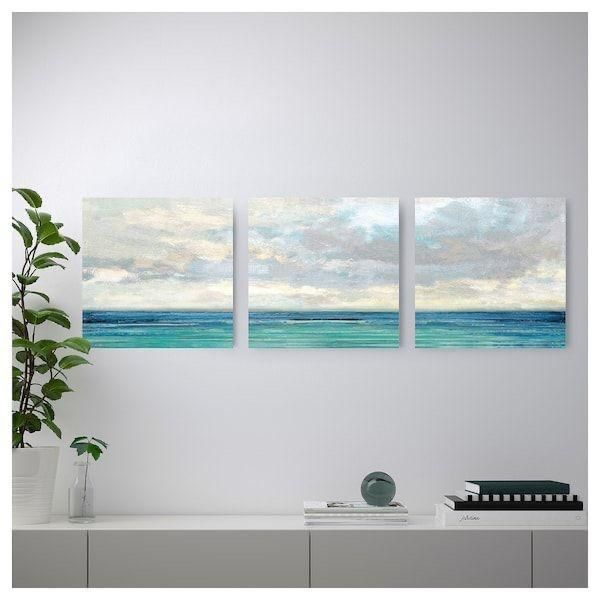 IKEA Pjatteryd Canvas Wall Art Furniture Home Living Home Decor Frames Pictures on Carousell