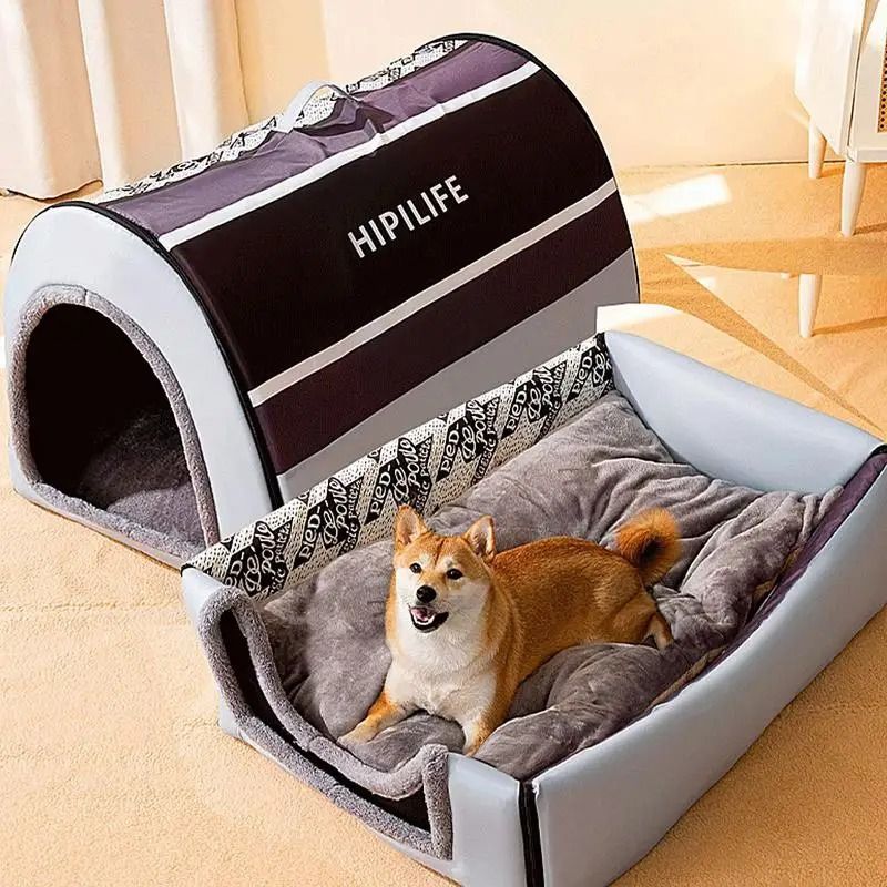 Indoor Dog House Cave Portable Anti Slip Detachable Dog House For
