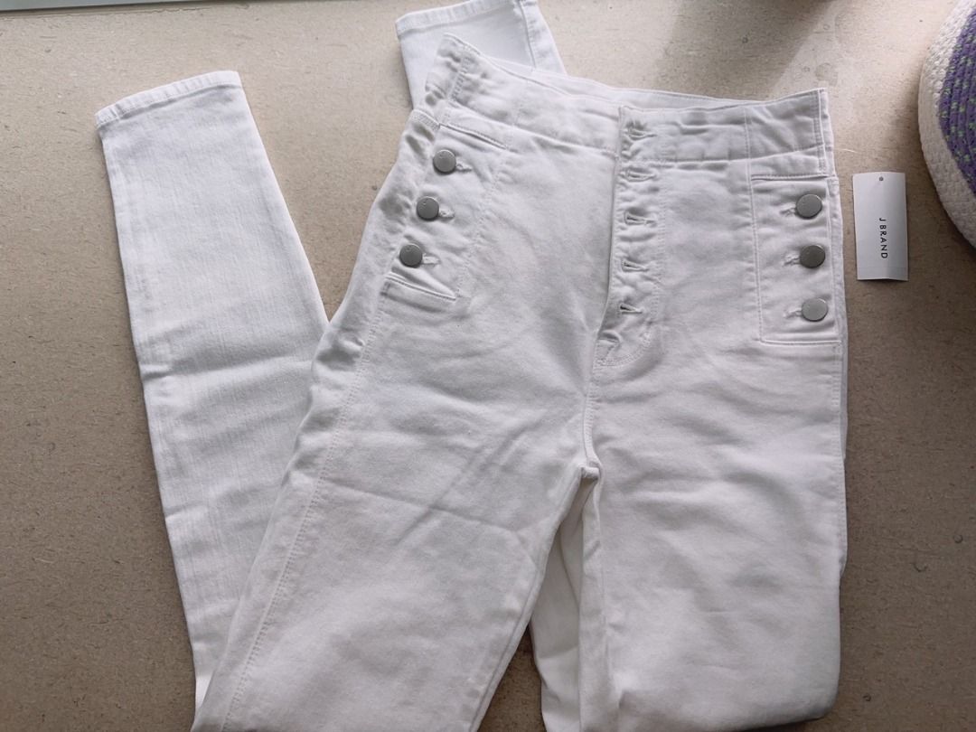 J brand Natasha highrise jeans white