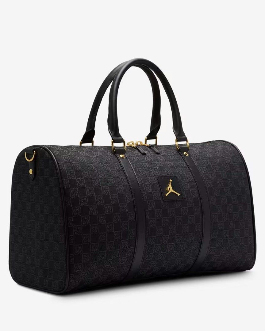Louis vuitton black sale monogram duffle bag