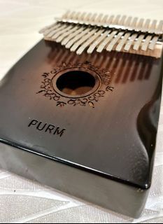 17-keys box Dark Brown Kalimba | Special English Song Book | Christmas Gift