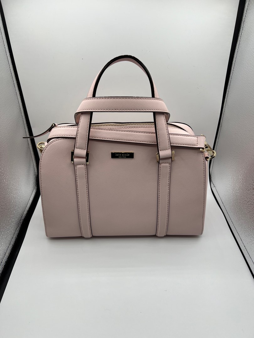 Kate Spade - Ladie's Handbag , Maroon / Pink, W.23cm x H.16cm. Good  condition. (s)