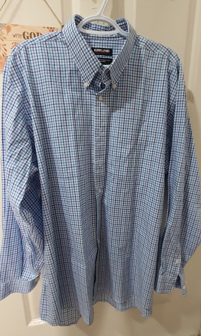 KIRKLAND Signature, Men's Fashion, Tops & Sets, Formal Shirts on Carousell