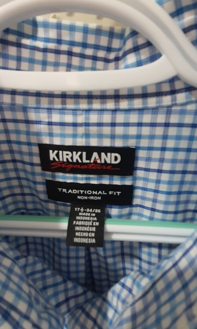 KIRKLAND Signature, Men's Fashion, Tops & Sets, Formal Shirts on Carousell