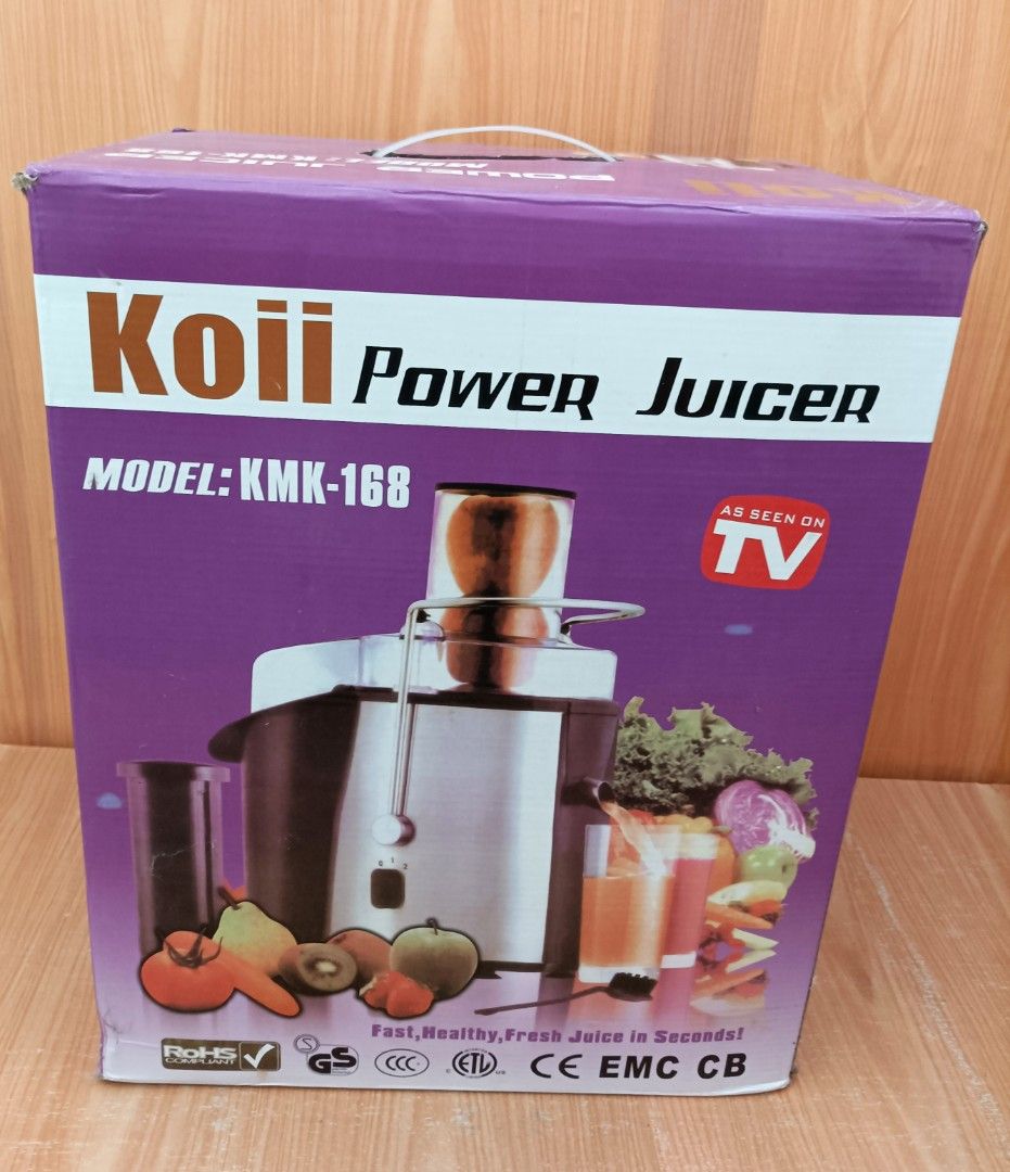 Koii Power Juicer, TV & Home Appliances, Kitchen Appliances, Juicers