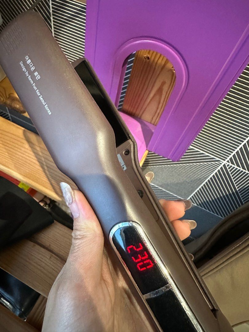 Korean hair straightener sales
