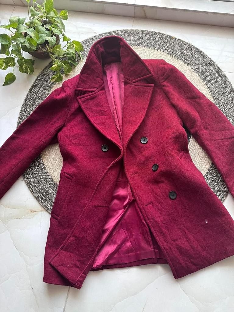 Ladies Winter Jacket Maroon Burgundy Colour Women s Fashion Coats Jackets and Outerwear on Carousell