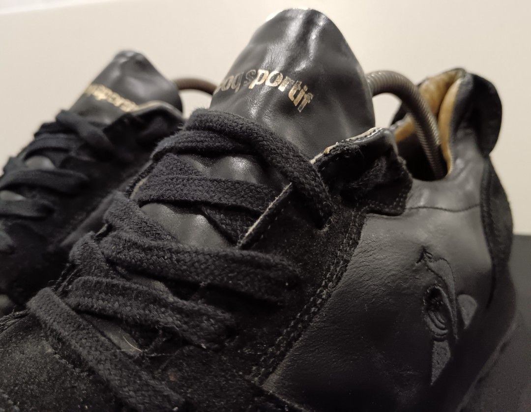 Le Coq Sportif Allure Made in Portugal 10.5uk Full leather Triple black. Men s Fashion Footwear Sneakers on Carousell