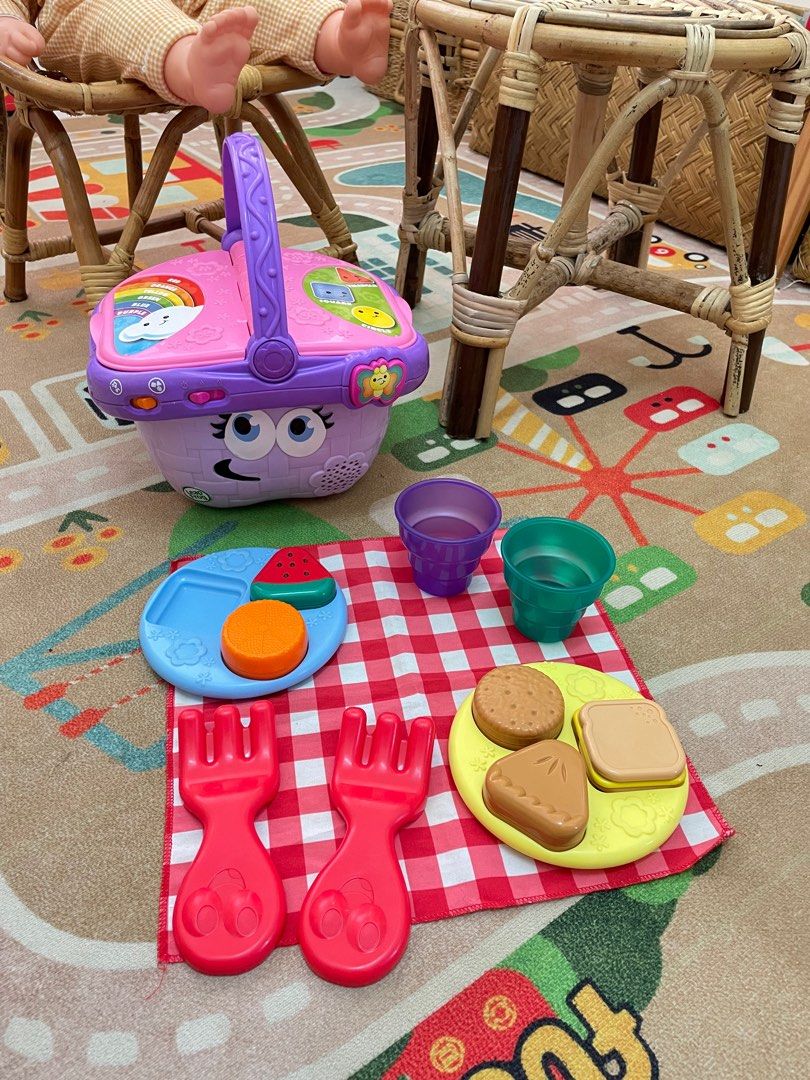 Leapfrog picnic basket, Hobbies & Toys, Toys & Games on Carousell