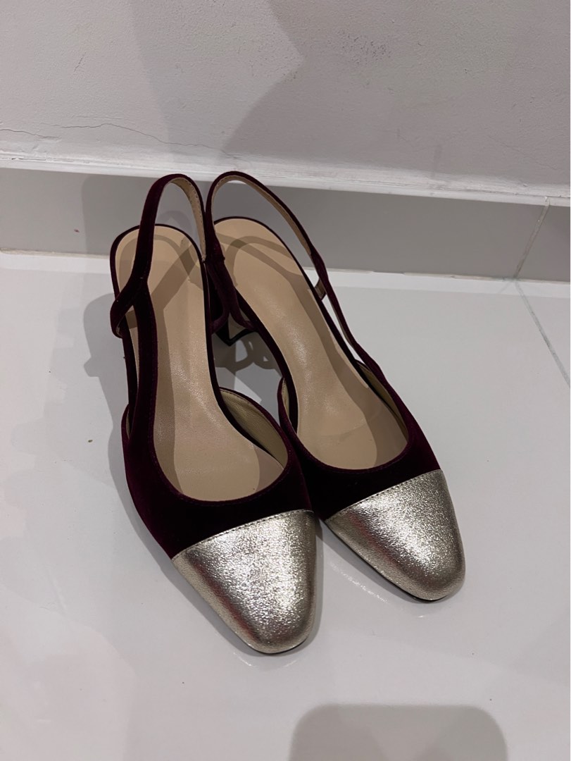 Maroon heels sales