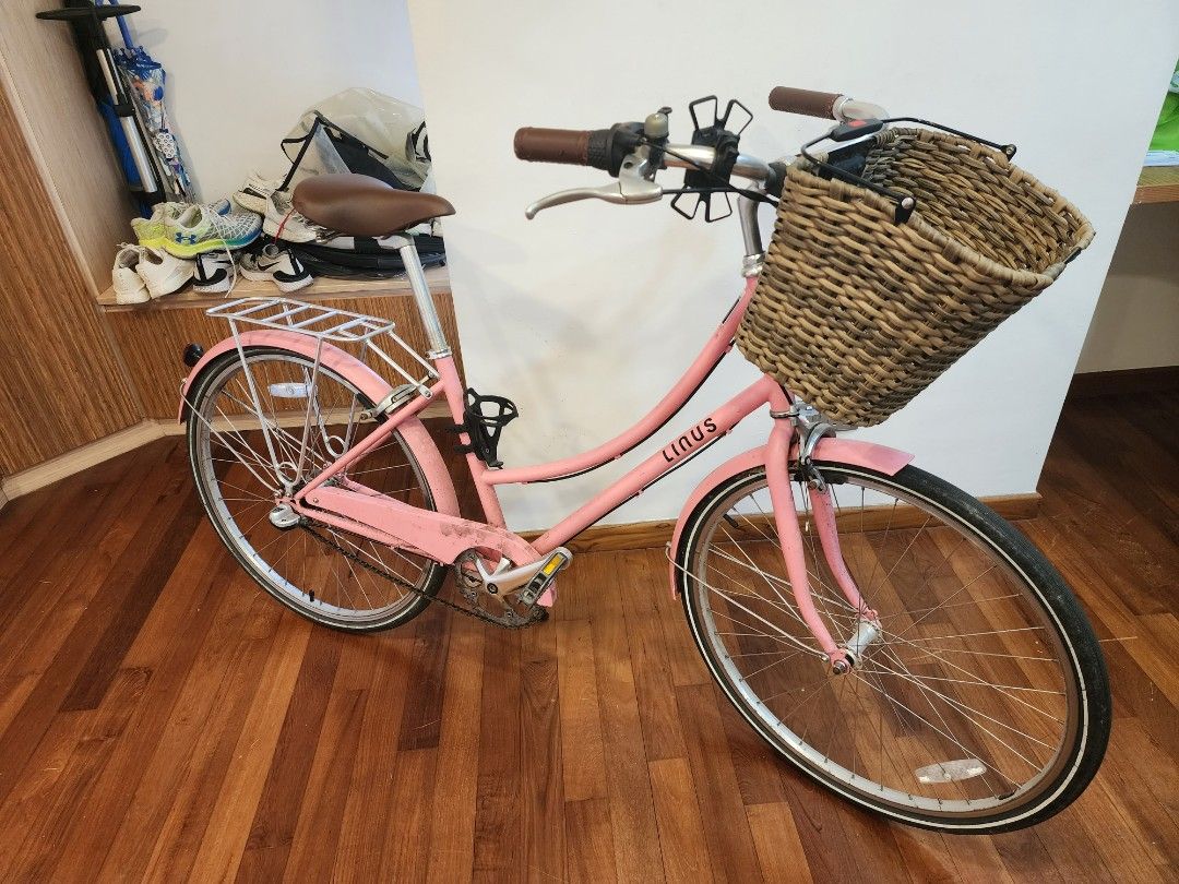 Linus cheap basket bike