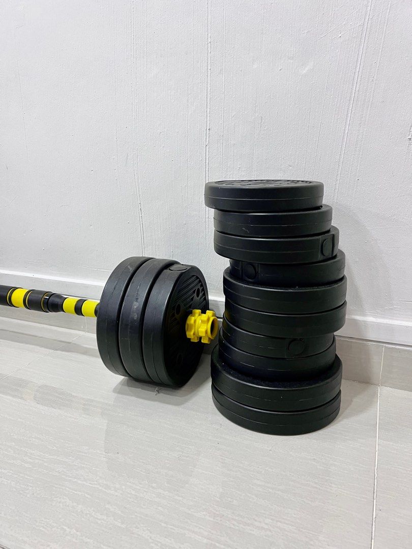 YORKING 30kg Dumbbells Set Adjustable Barbell Hand Weight Lifting - View #5