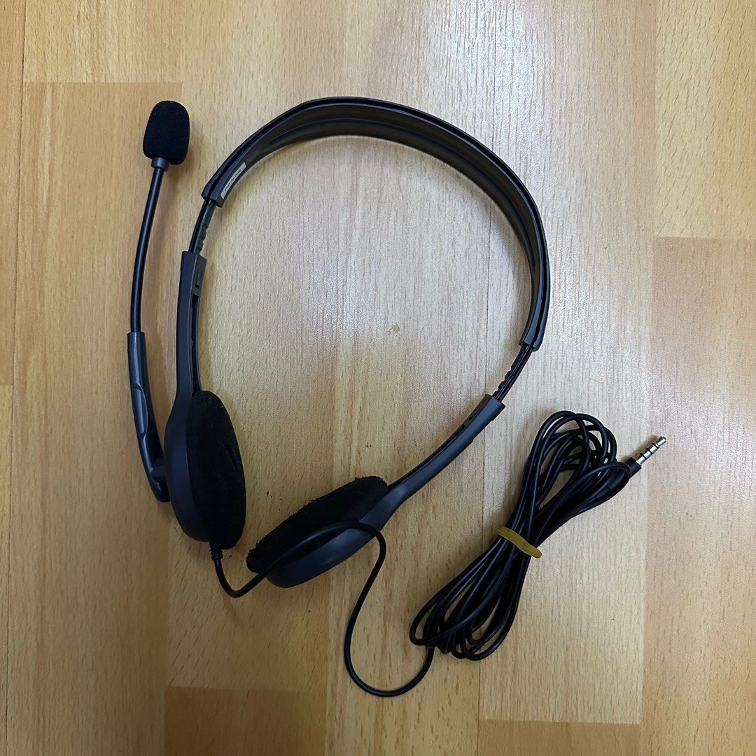 Logitech H111 Headset with Headphones Mic, on & Audio, Carousell Headsets