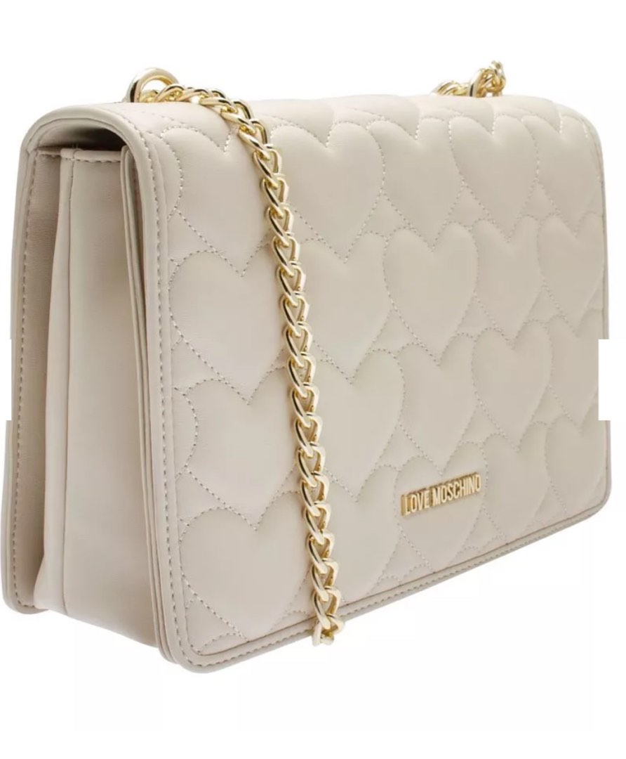 Love moschino heart quilted shoulder bag sales
