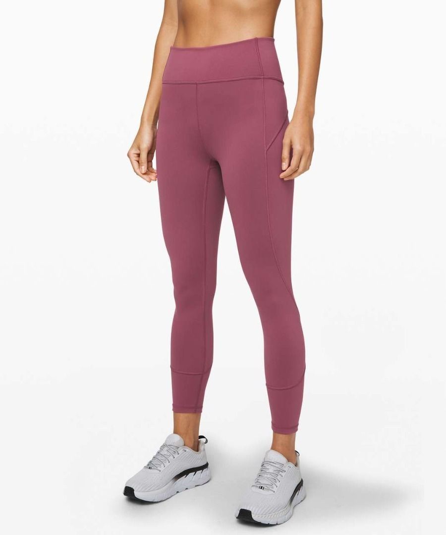 4) BNWT Lululemon In Movement Tight 25'' Plumful Size 4, Women's