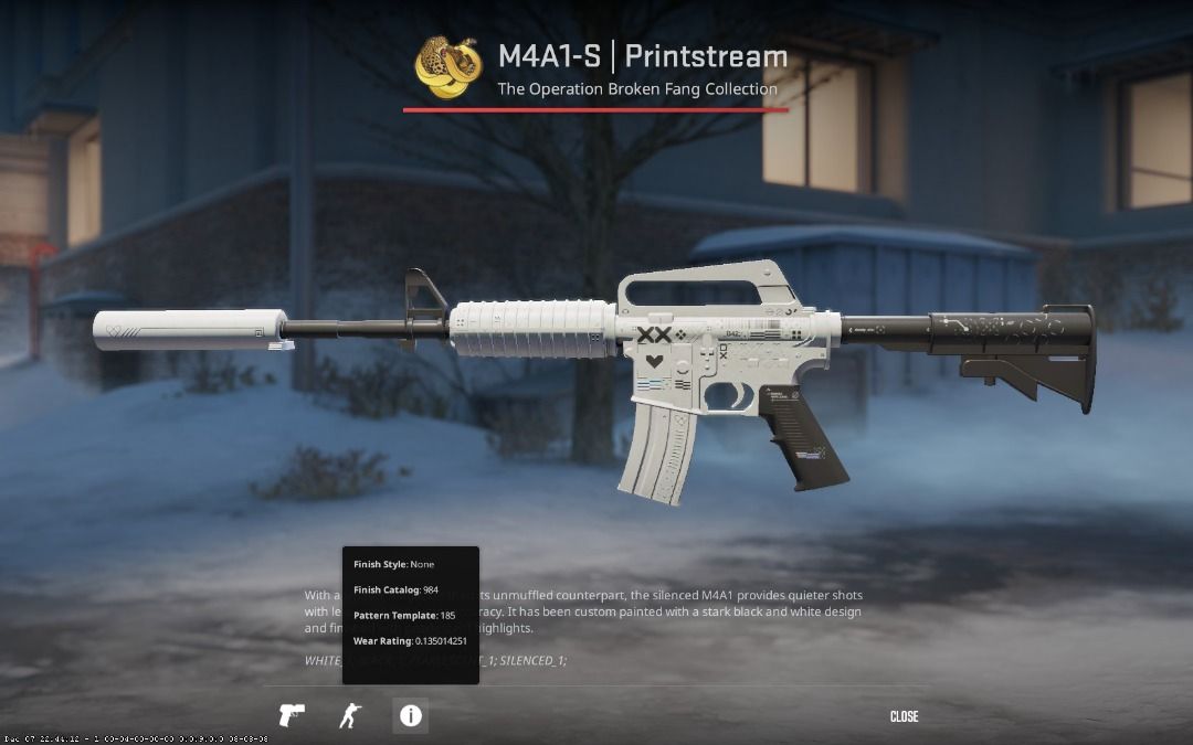 M4A1S Printstream (MW), Video Gaming, Gaming Accessories, InGame