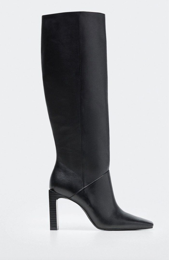 Mango High Heel Boots Women s Fashion Footwear Boots on Carousell
