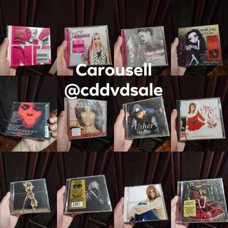 MARIAH CAREY LADY GAGA KELLY CLARKSON USHER PINK KYLIE MINOGUE NORAH JONES LEONA LEWIS AVRIL LAVIGNE CD ALBUMS NOT VINYL PLAKA TAPE