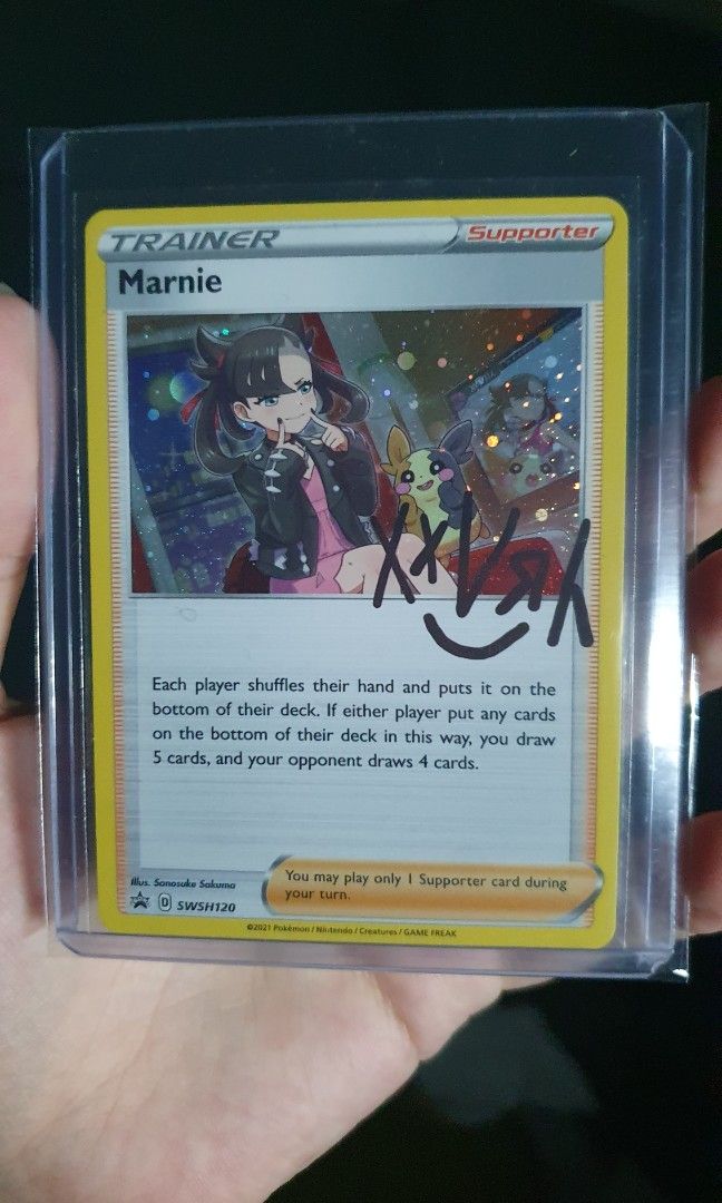 Marnie full art 200/202 pokemon, Hobbies & Toys, Toys & Games on Carousell
