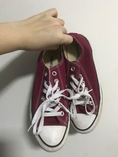 Maroon converse aesthetic sales