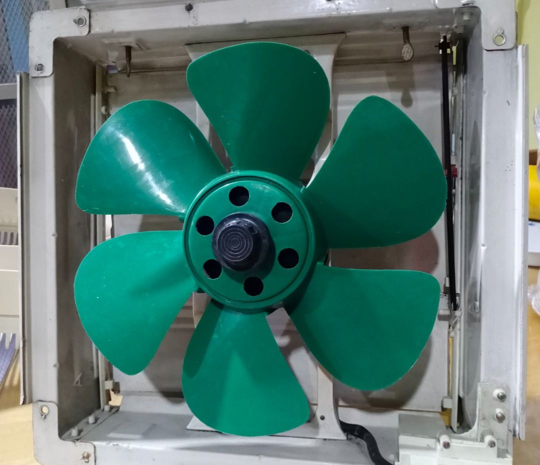 MASANO EXHAUST FAN (PRE-LOVED) (Category: Fans) located in Quezon City. Submitted by bigbluecheese (Listing ID 1270538019, Image 3). Description: MASANO EXHAUST FAN (PRE-LOVED) . Case: 15 in x 15 in Fan blade: around 11.5 in diameter Model: APB30B Voltage: 220V / 60Hz Very seldom used. Price: P1500 RFS: Decluttering Buyer shoulders shipping and handling fee. Location: Congressional Avenue, Quezon City MOP: GCash / BDO / BPI.