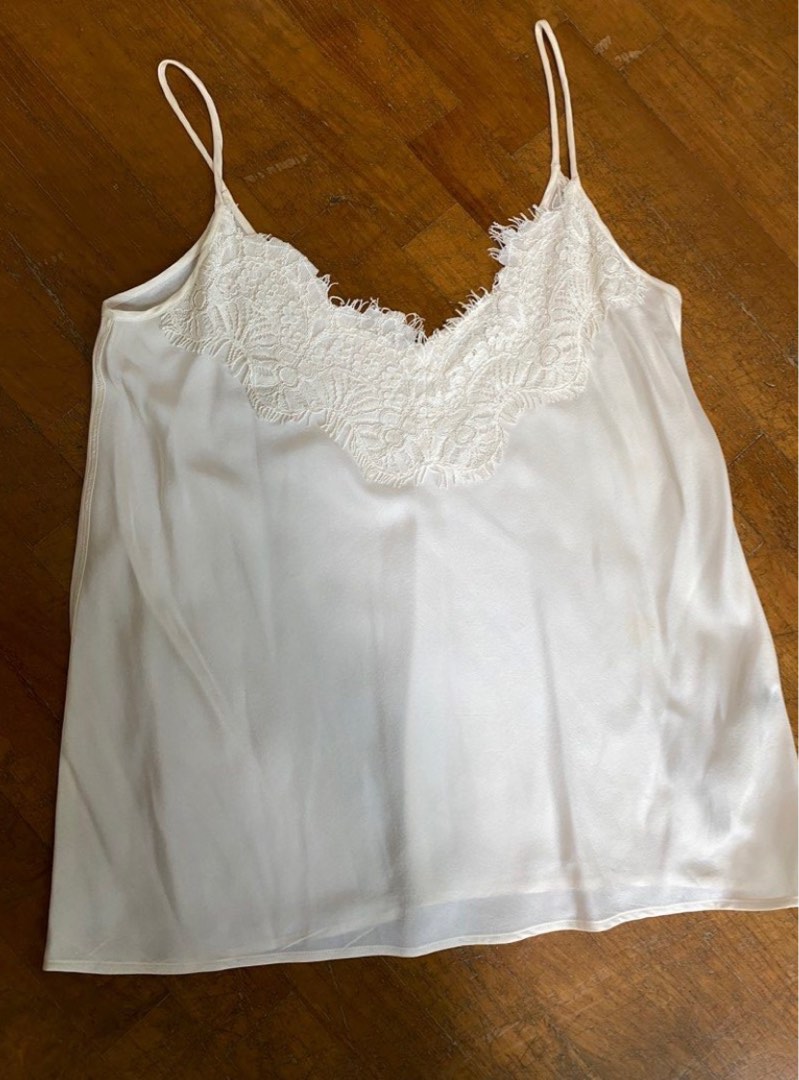 Massimo Dutti Silk Lace Camisole