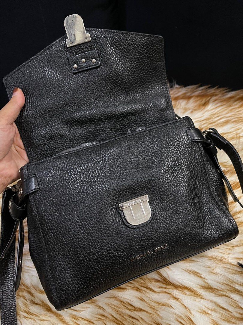 Michael Kors Bristol Studded Leather Satchel Two Way Women s