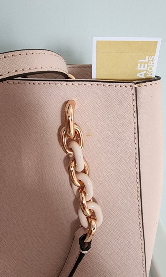 NWT$428.00 - Michael Kors Sofia LARGE PVC Leather MK Signature Tote Bag  Brown | eBay